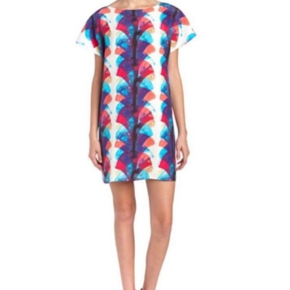 MARIE OLIVER PRINTED DRESS SIZE SMALL